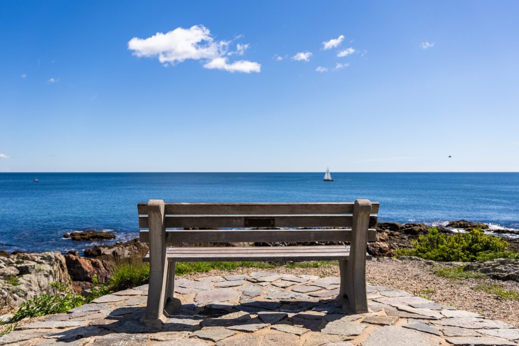 Marginal Way in Ogunquit in the summer